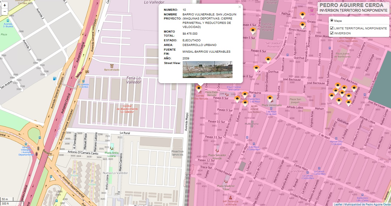 BARRIO VULNERABLE: SAN JOAQUIN (MAQUINAS DEPORTIVAS; CIERRE PERIMETRAL Y REDUCTORES DE VELOCIDAD)