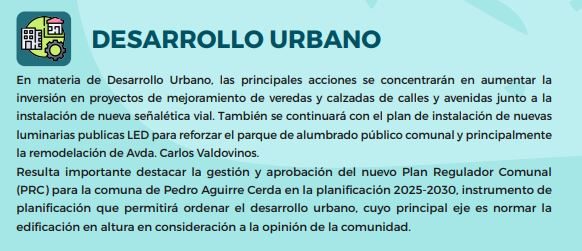 DESARROLLO URBANO