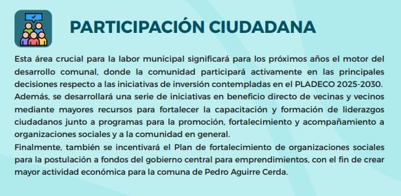 PARTICIPACIÓN CIUDADANA