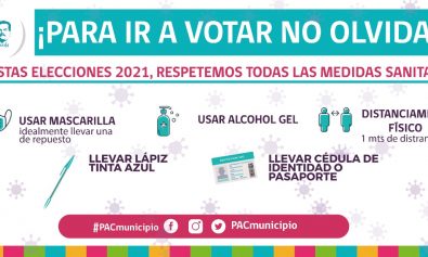 Cuidados para ir a Votar